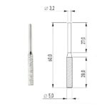Fraise Diamantée Pour La Finition Des Angles Internes Courbes Sur Carreaux En Grès Cérame, Céramique Et Pierre 28246 Proxxon