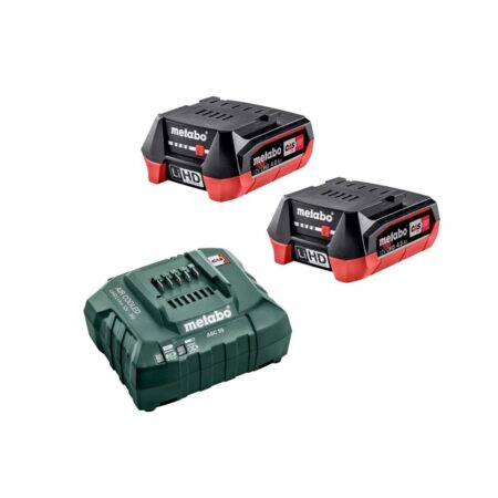 Kit Metabo 2 Batteries 12v 4,0 Ah + Chargeur Asc 55