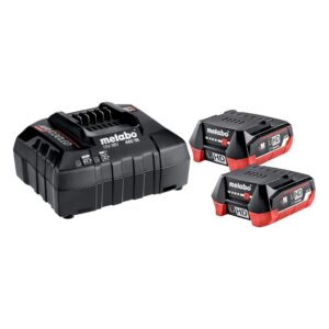 Kit Metabo 2 Batteries 12v 4,0 Ah Chargeur Asc55