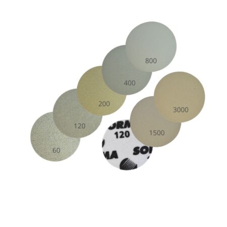 Set Complet De Disques De Polissage Sorma I Dia Ø50 Mm – 7 Grains