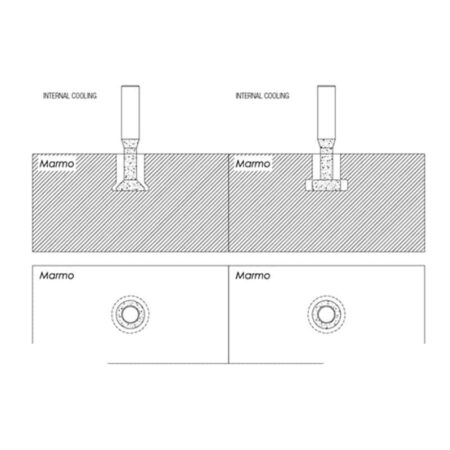 Foret électrodéposé Pour Trous D’ancrage Type Fischer 10 Mm