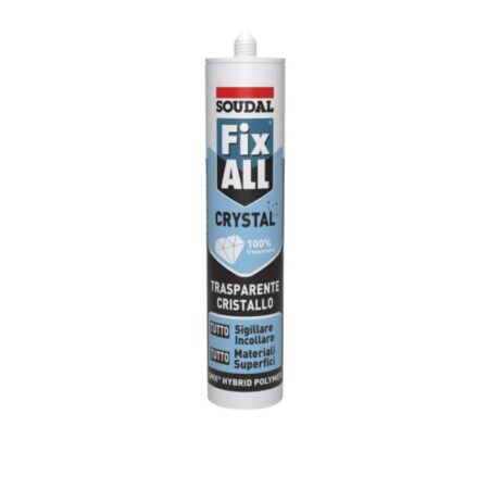Fix All Crystal Collage Et étanchéité Invisibles Transparent – Soudal