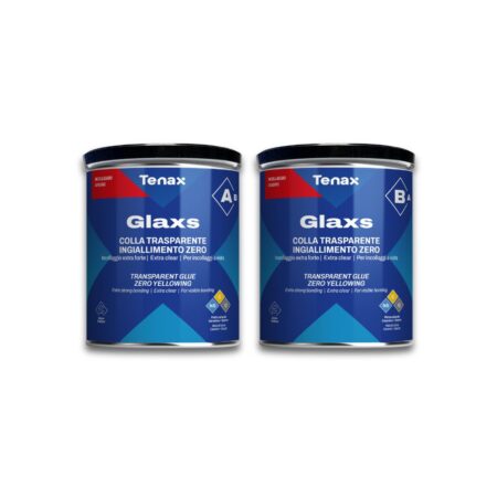 Glaxs Tenax Colle Bi Composant Transparente Zéro Jaunissement